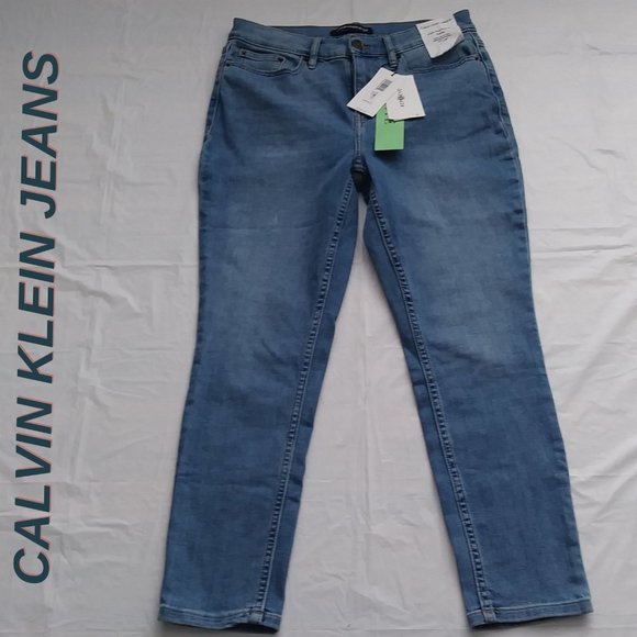 CALVIN KLEIN Women's skinny jeans Color blue, size 6P - Picture 2 of 16